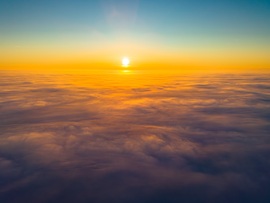 Naplemente a hidegpárna felett