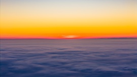 Naplemente a hidegpárna felett