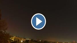 Lépcsőházi sarki fény