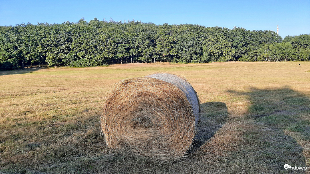 Szalmabála a Fáber-réten :)