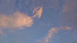 Érdekes égkép a legkorábbi napnyugta napján... :)