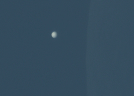 Vénusz és Hold, fedés előtt