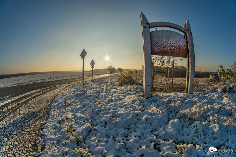 Novemberi reggel a Zselicben