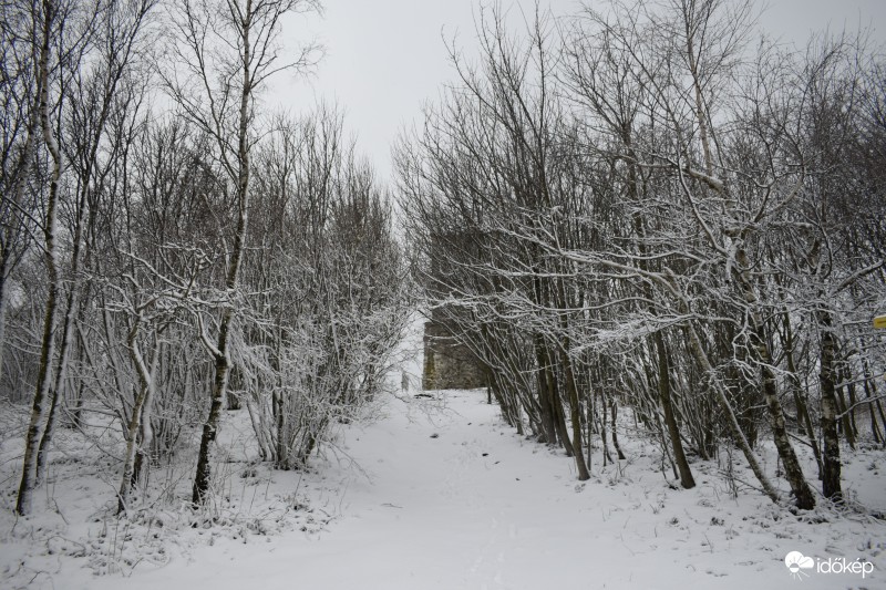 Írott-kő Kőszeg 2017.03.01. Hóvastagság átlagosan 5-10 cm Friss reggeli képek a helyszínről.