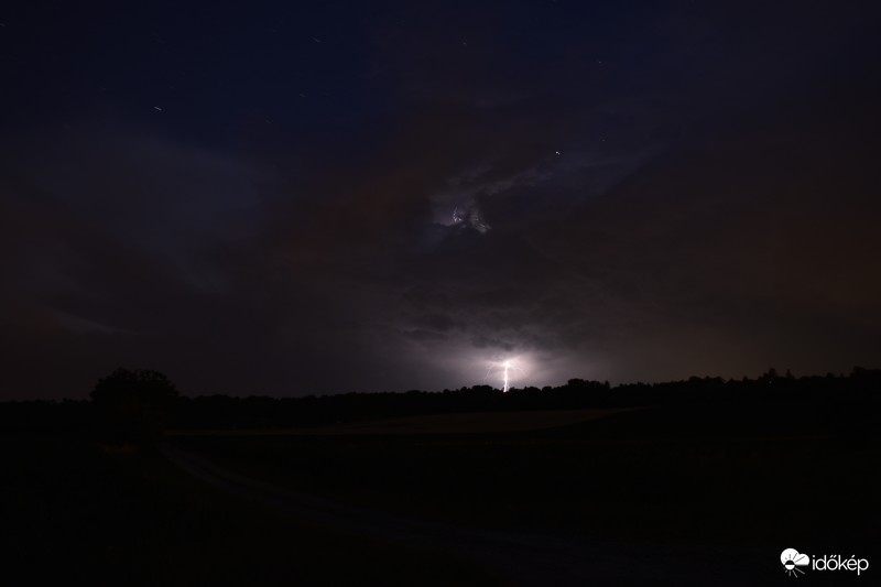 Érkező zivatarlánc Kőszeg 2017.06.28.