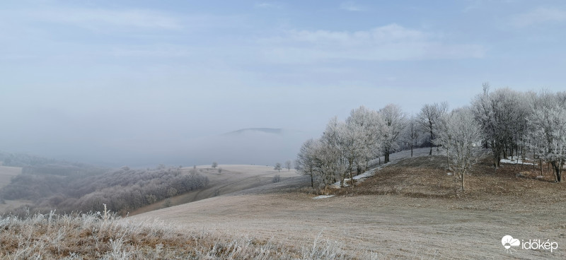 Téli tájkép a Bakonyban