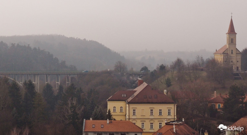 Veszprém ködben