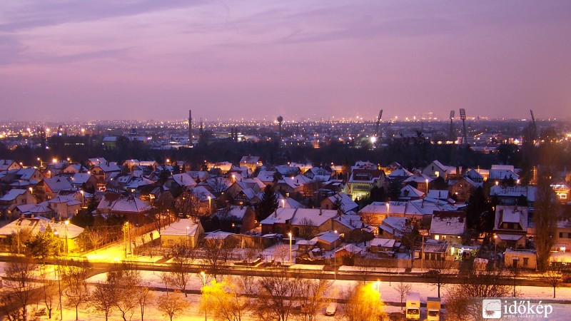 Budapest a Havannáról estefelé