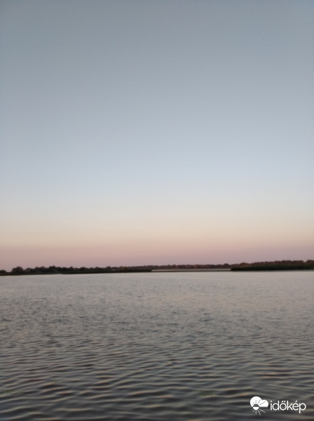 Tisza tó, naplemente