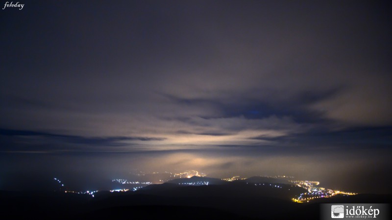 Salgótarján ködös látkép