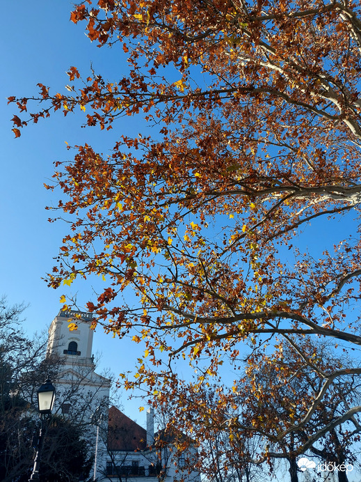 Háttérben a Püspökvár Toronykilátója