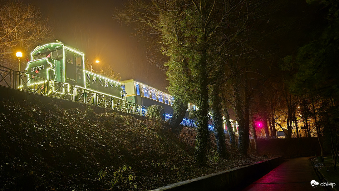 Mikulásvonat a végállomásán