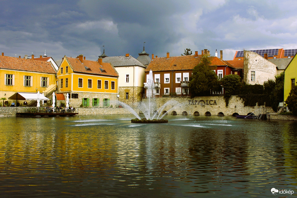 Tapolca, Tópart délutáni színei