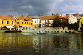 Tapolca, Tópart délutáni színei