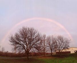 Téli köd szivárvány