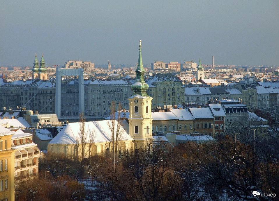 Havas, téli Budapest 
