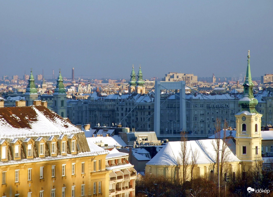 Havas, téli Budapest 