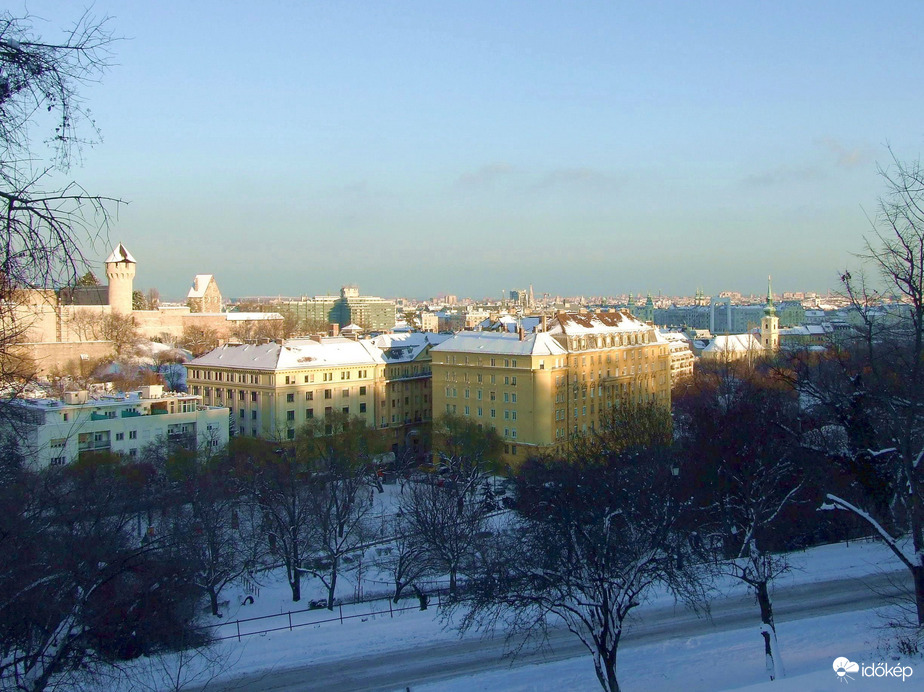 Havas, téli Budapest 