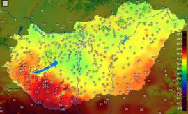 Időjárási grafikonok, térképek