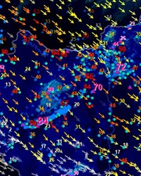 Időjárási grafikonok, térképek