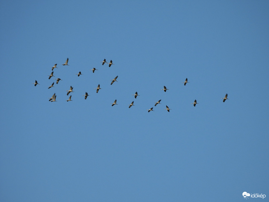 Az ék alakzat 1 percig szünetel 