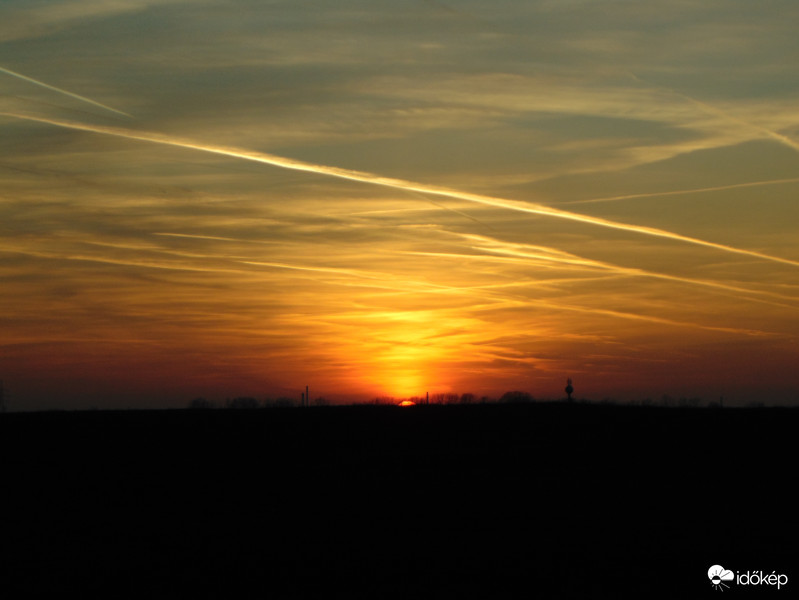 Naplemente Győr 2019.03.21