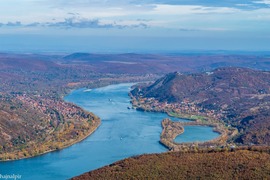 Nagymaros és Visegrád látképe 10.30.