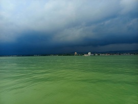 Balatoni vihar hajózás