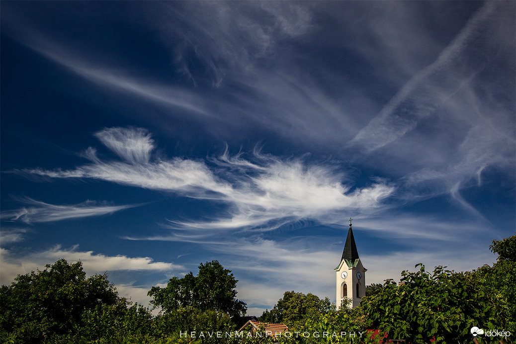 Cirrus és Ac virga felvonulás 1.