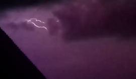 Éjjeli villámshow Kalocsán:)