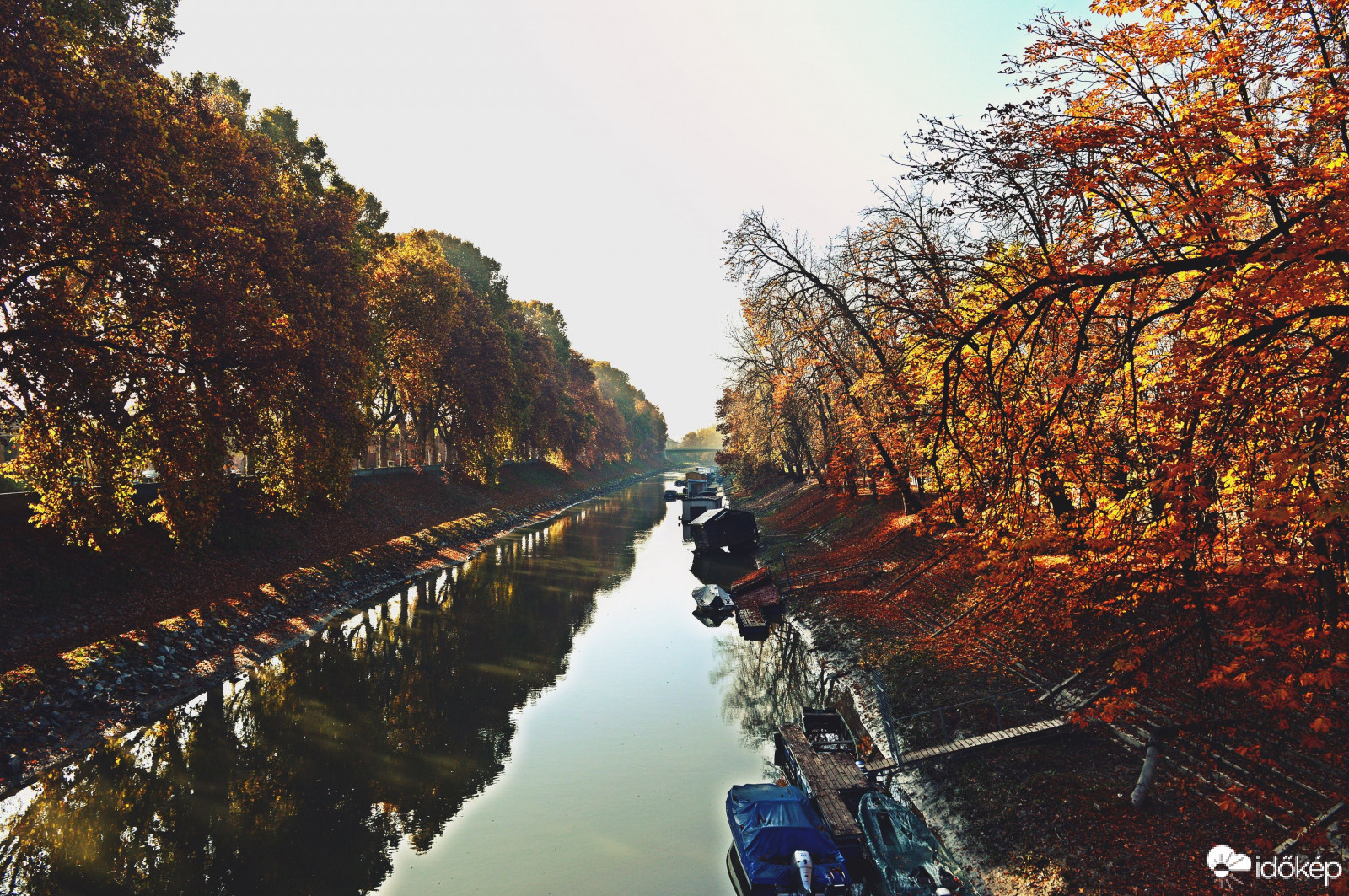 Ősz a Kis-Duna tükrében