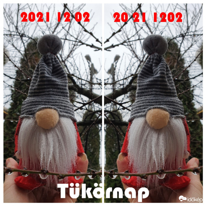 A mai dátum oda, s vissza ugyanaz :)