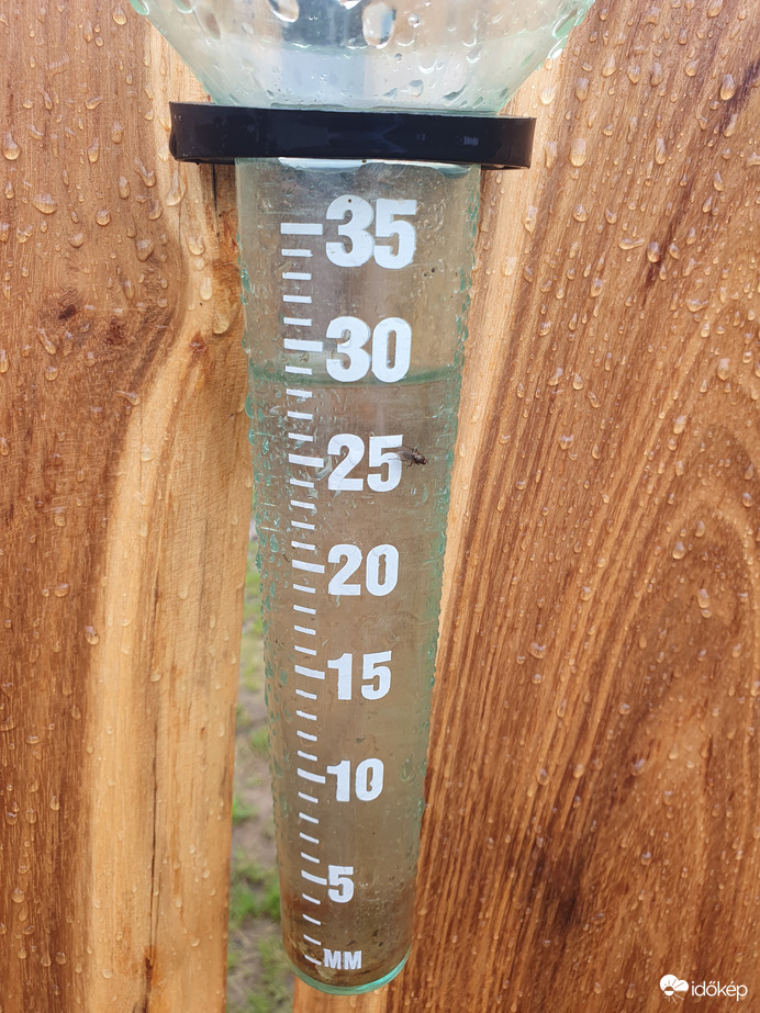 Vasárnap reggeli zuhé eredménye