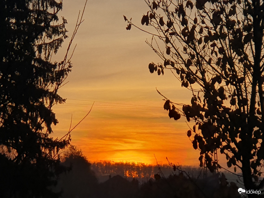 Fagyos napkelte, -3fok