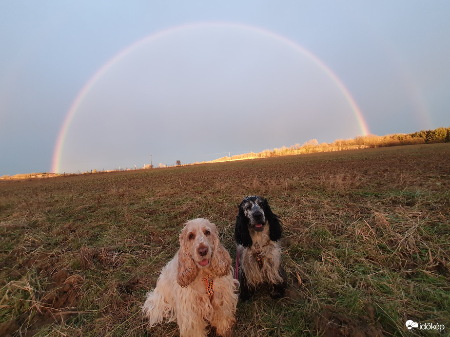 Szivárványos decemberi séta 12.22.