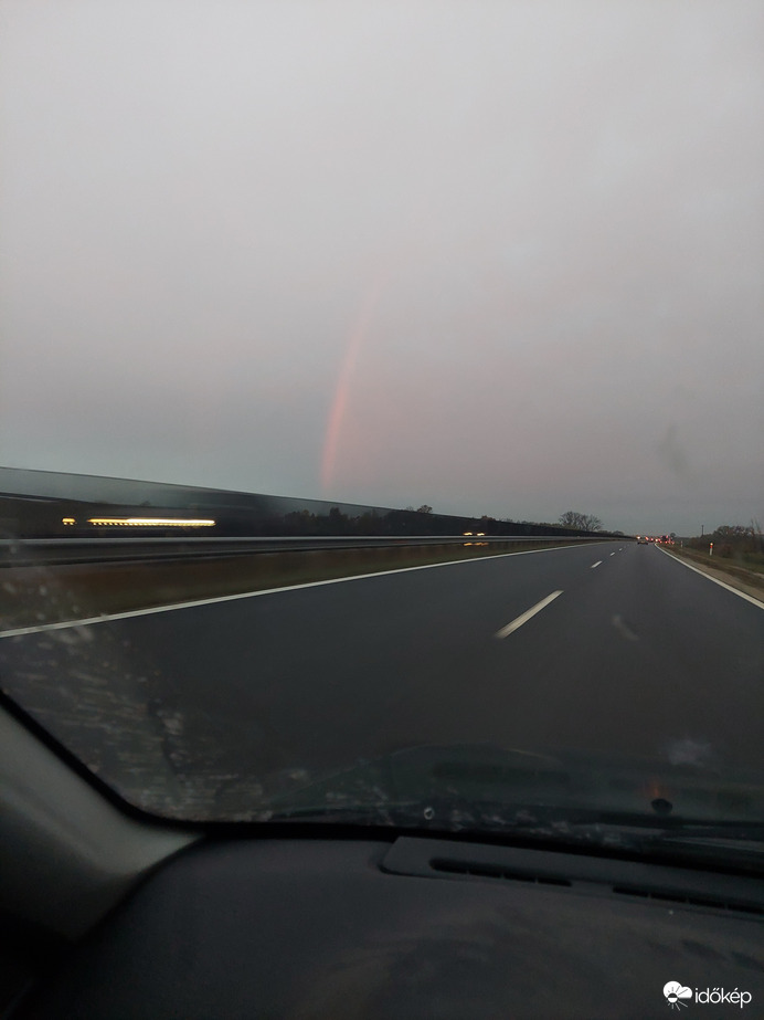 Reggeli szivárvány Szombathely felett 