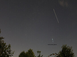 ISS az Androméda galaxis közelében