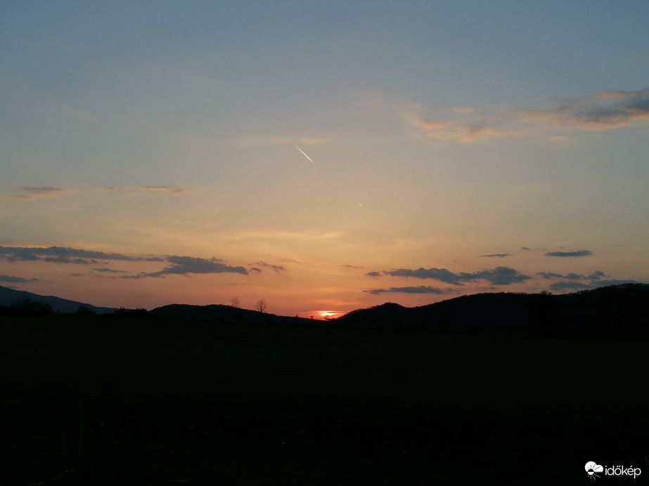 Naplemente a Mátrából 