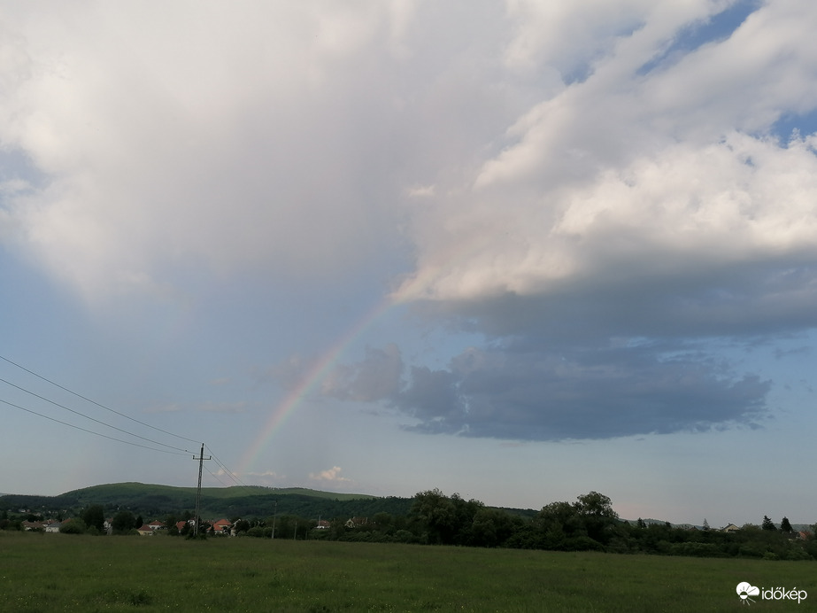 Tegnap esti szivárvány 