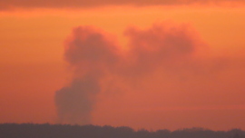 Hatalmas füst gomolygott Pest felé nézve.