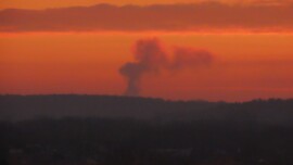 Hatalmas füst gomolygott Pest felé nézve.