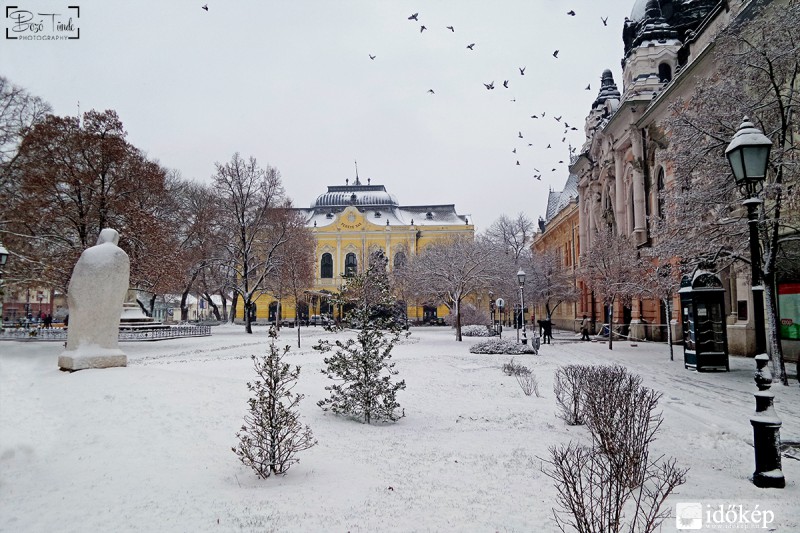 Hódmezővásárhely főterén