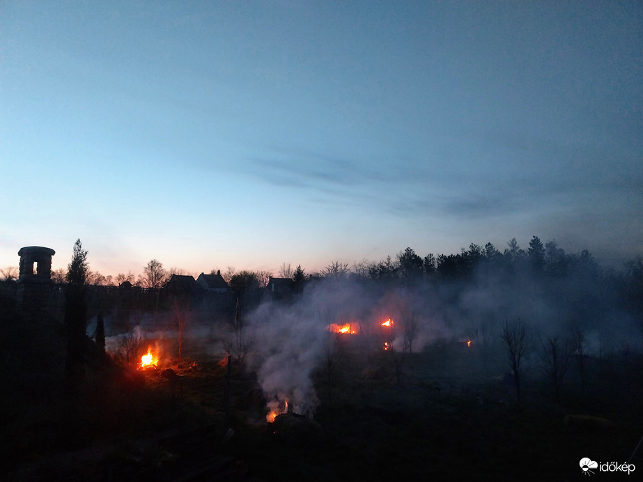 Fagy elleni védekezés Tevelen