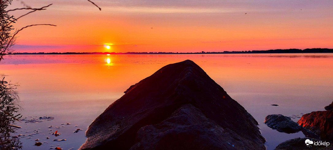 Tisza-tavi napnyugta színei Abádszalók 2023. június