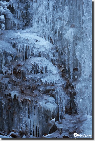 Az Ilona-völgyi "vízesés" közelebbről