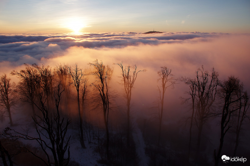 A Galya-kilátó tetején