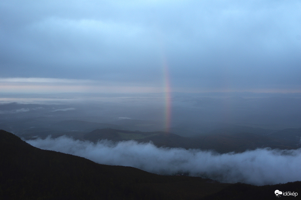 Esős nap után a Galya-kilátóban