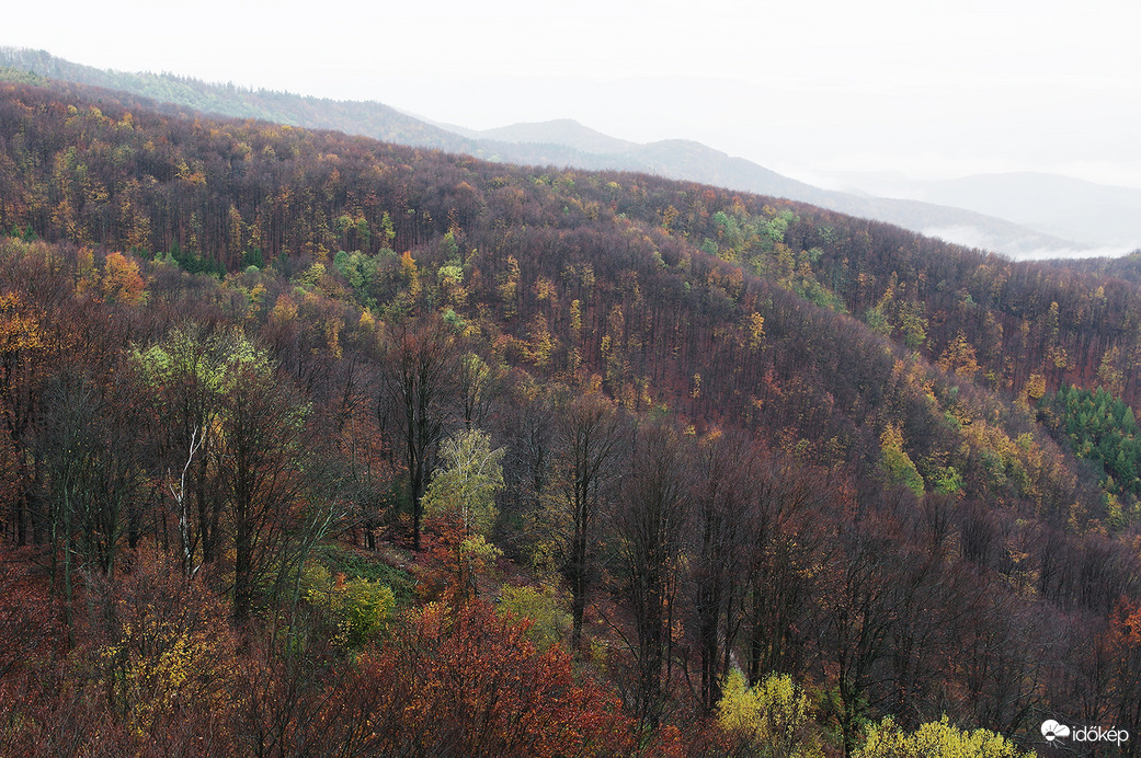 Esős nap után a Galya-kilátóban