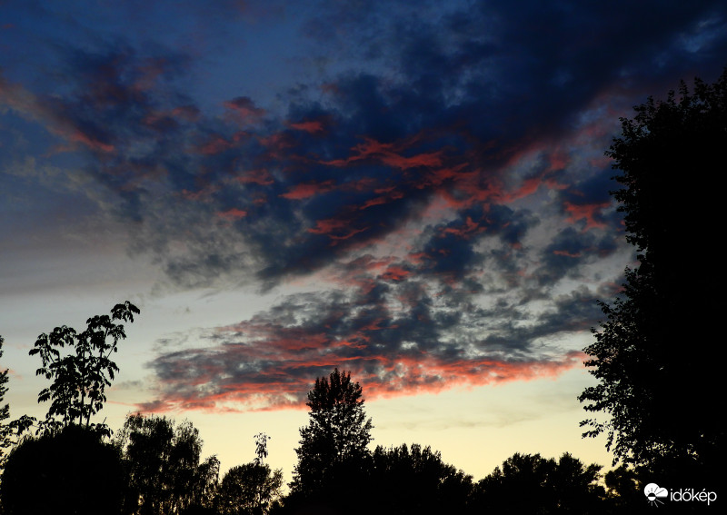 Felhőkép naplemente után