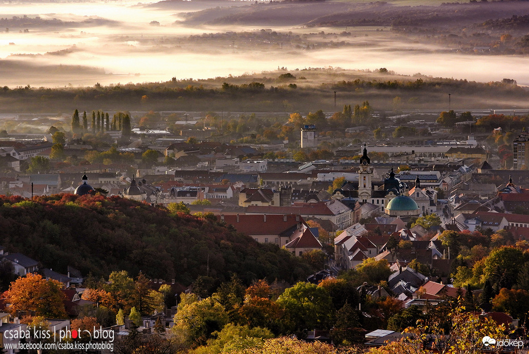 Pécs - ködös, párás reggelen